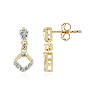 I2 (I) Diamant-Silberohrringe