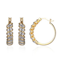 I3 (I) Diamant-Messingohrringe (Juwelo Style)