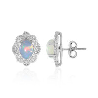 Welo-Opal-Silberohrringe