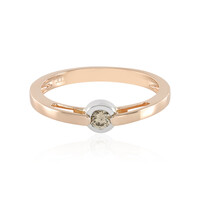 VS2 Schokoladen-Brillant-Goldring