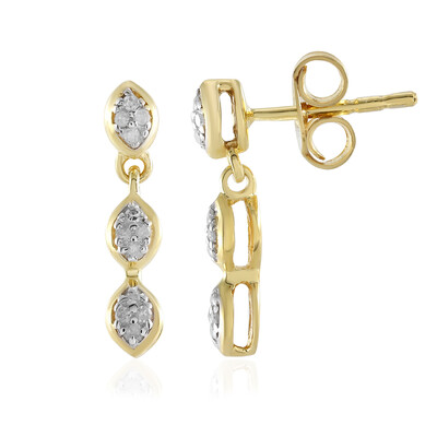 I2 (I) Diamant-Silberohrringe