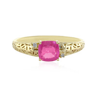 Pinkfarbener Madagaskar-Saphir-Goldring (Ornaments by de Melo)