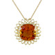 Madeira-Citrin-Goldhalskette (Ornaments by de Melo)