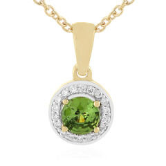 Madagaskar-Demantoid-Goldhalskette (AMAYANI)