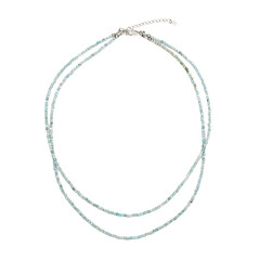 Larimar-Silberhalskette