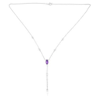 Sambia-Amethyst-Silbercollier (de Melo)