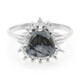 Schneeflocken-Obsidian-Silberring