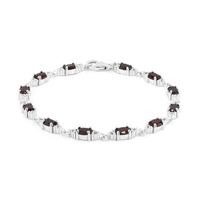 Granat-Silberarmband