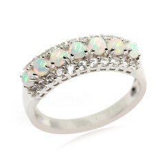 Welo-Opal-Silberring