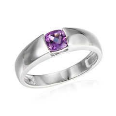 Sambia-Amethyst-Silberring
