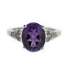 Sambia-Amethyst-Silberring