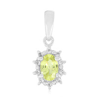 Brasilianischer Chrysoberyll-Silberanhänger