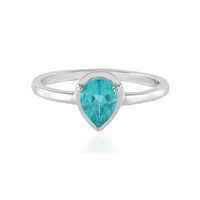 Blauer Apatit-Silberring