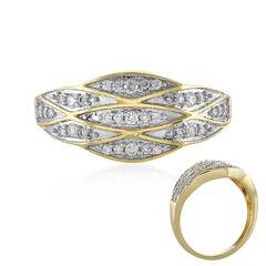 Lupenreiner (F) Brillant-Goldring (LUCENT DIAMONDS)