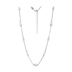 Süßwasserzuchtperlen-Messingcollier (Juwelo Style)