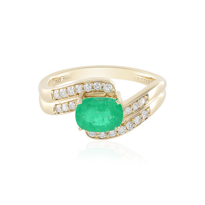 Russischer Smaragd-Goldring (AMAYANI)