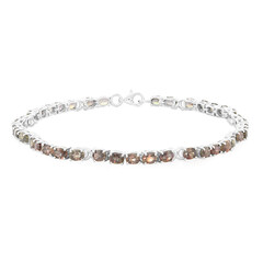 Nicht erhitzter Farbwechsel-Saphir-Silberarmband
