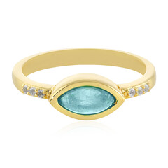 Äthiopischer Blauer Opal-Silberring