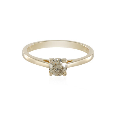 I1 Schokoladen-Brillant-Goldring