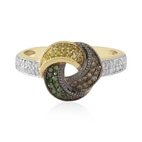 Diamant-Silberring