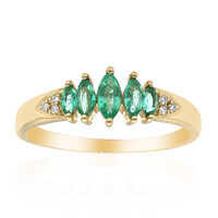 AAA-Sambia-Smaragd-Goldring