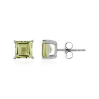 Ouro Verde-Quarz-Silberohrringe