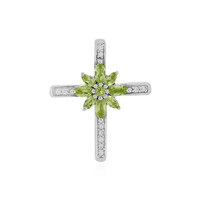Peridot-Silberanhänger
