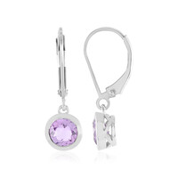 Amethyst-Silberohrringe