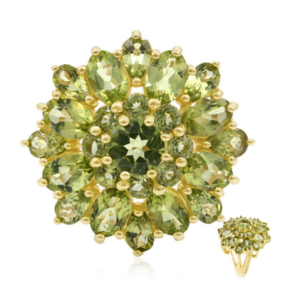 Peridot-Silberring