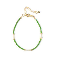 Edelstein-Silberarmband
