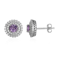 Amethyst-Silberohrringe