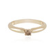 I1 Schokoladen-Brillant-Goldring