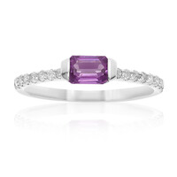 Pinkfarbener Saphir-Goldring (CIRARI)