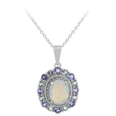 Welo-Opal-Silberhalskette