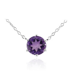 Sambia-Amethyst-Silbercollier