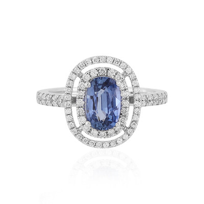 Blauer Ceylon-Saphir-Goldring