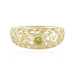 Gelber I2 Brillant-Goldring (Ornaments by de Melo)