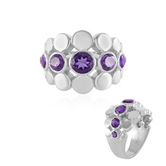 Sibirischer Amethyst-Silberring (de Melo)