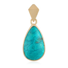 Atacama-Opal-Silberanhänger (Bali Barong)