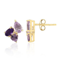Amethyst-Silberohrringe