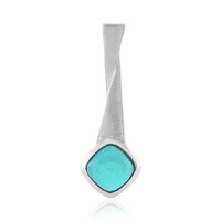 Äthiopischer Blauer Opal-Silberanhänger
