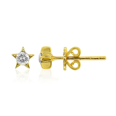 SI1 (G) Brillant-Goldohrringe (Annette)