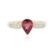 Brasilianischer Pinkfarbener Turmalin-Goldring