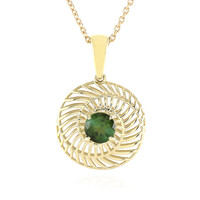Brasilianischer Grüner Turmalin-Goldhalskette (Ornaments by de Melo)