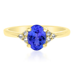 AAA-Tansanit-Goldring (CIRARI)