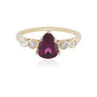 Magenta-Granat-Goldring