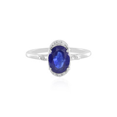Blauer Madagaskar-Saphir-Silberring