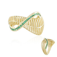 Kolumbianischer Smaragd-Goldring (Ornaments by de Melo)