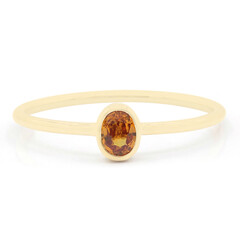 Oranger Saphir-Goldring