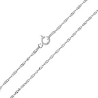 Silber-Singapurkette - 1,3 g - 45 cm